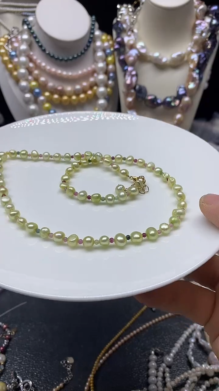 颈饰未镶嵌淡水珍珠人多人