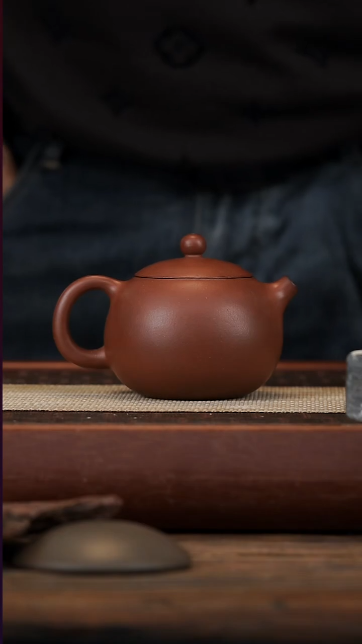茶壶紫砂260毫升红皮龙西施