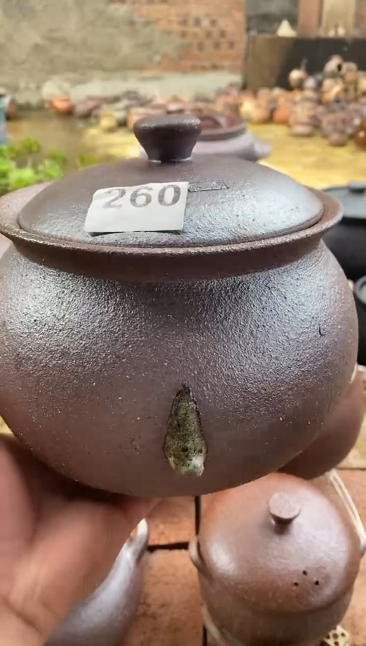 陶土2L侧把 一滴窑汗260