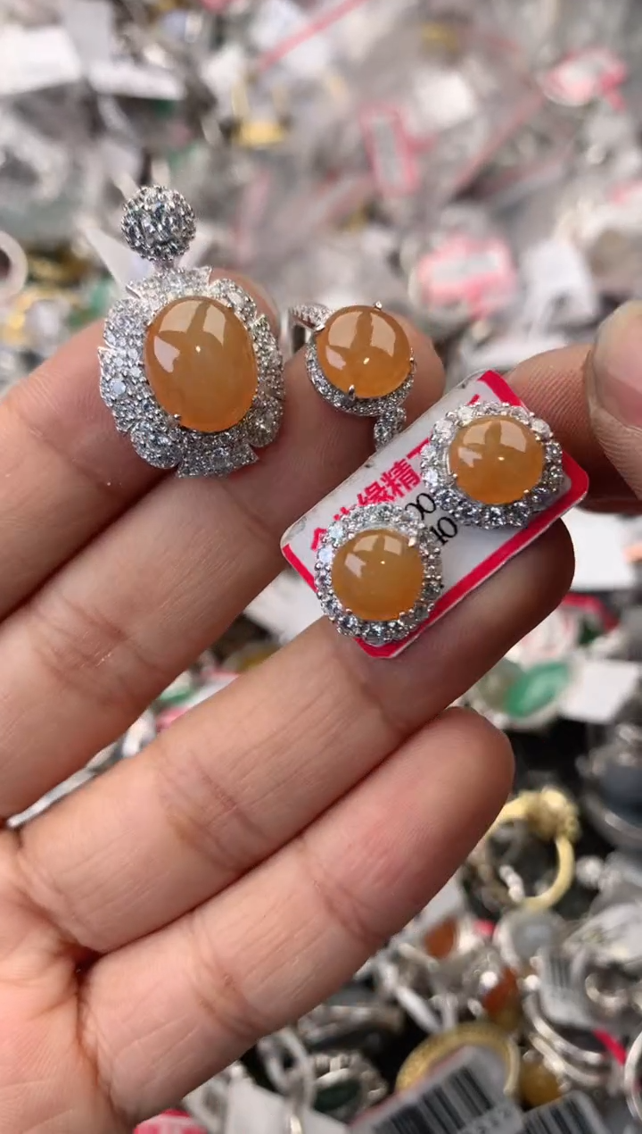 银S925镶嵌戒指翡翠11                  3