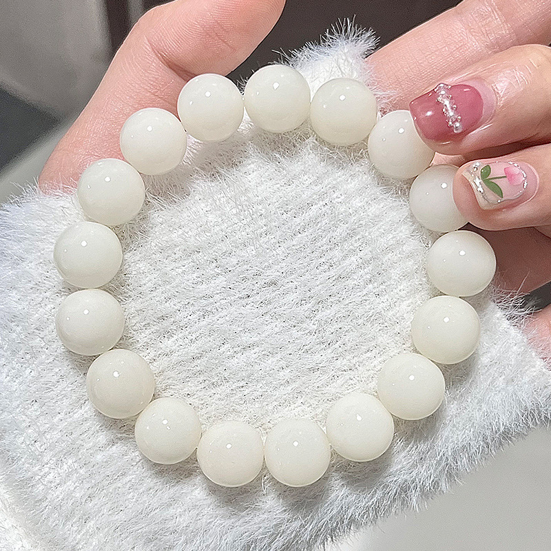 正品白玉菩提超级好看素珠