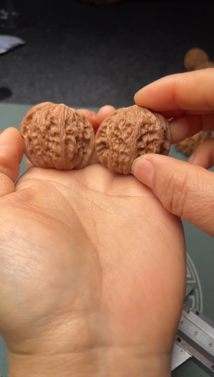 把件文玩核桃w305  磨盘 37尺