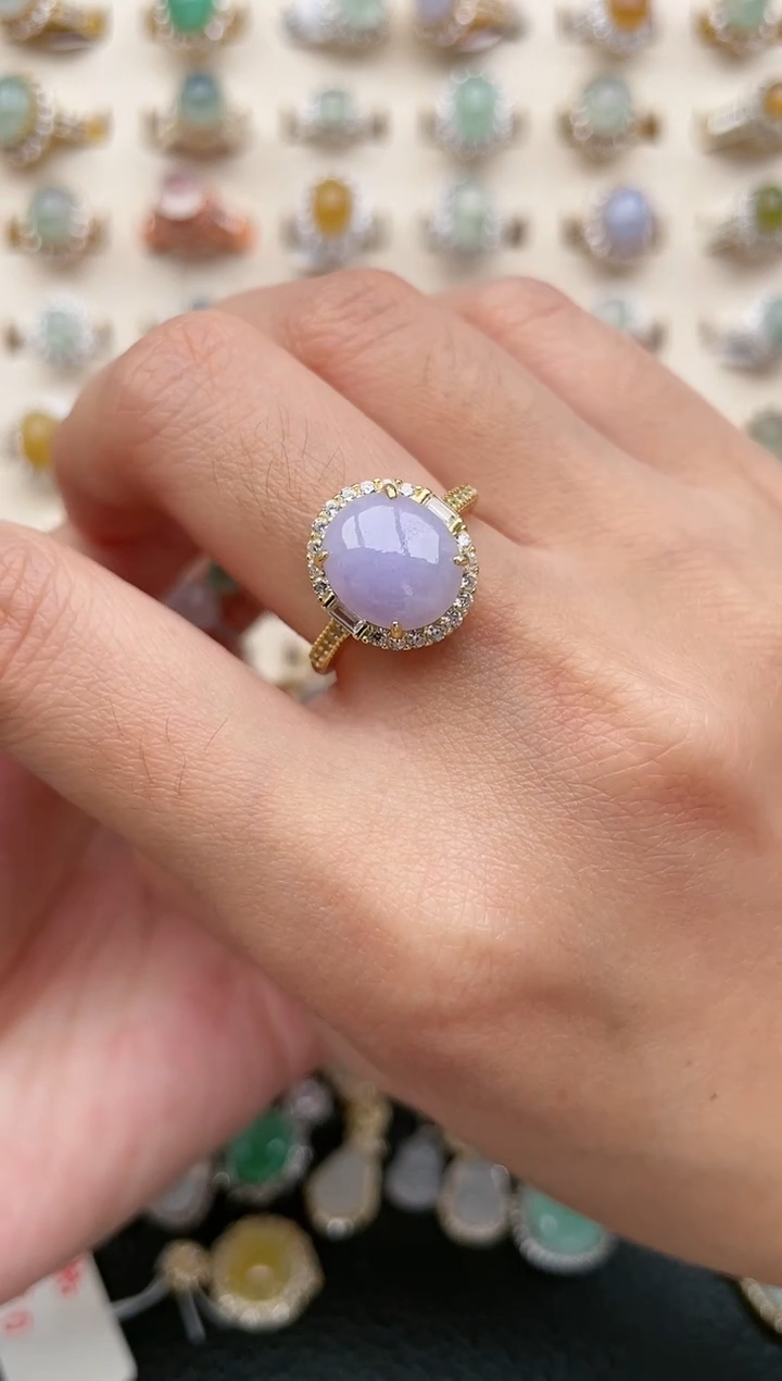 【闪购商品】翡翠戒指银S925镶嵌1111