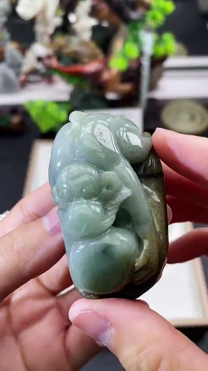 颈饰未镶嵌翡翠天然缅甸A货翡翠