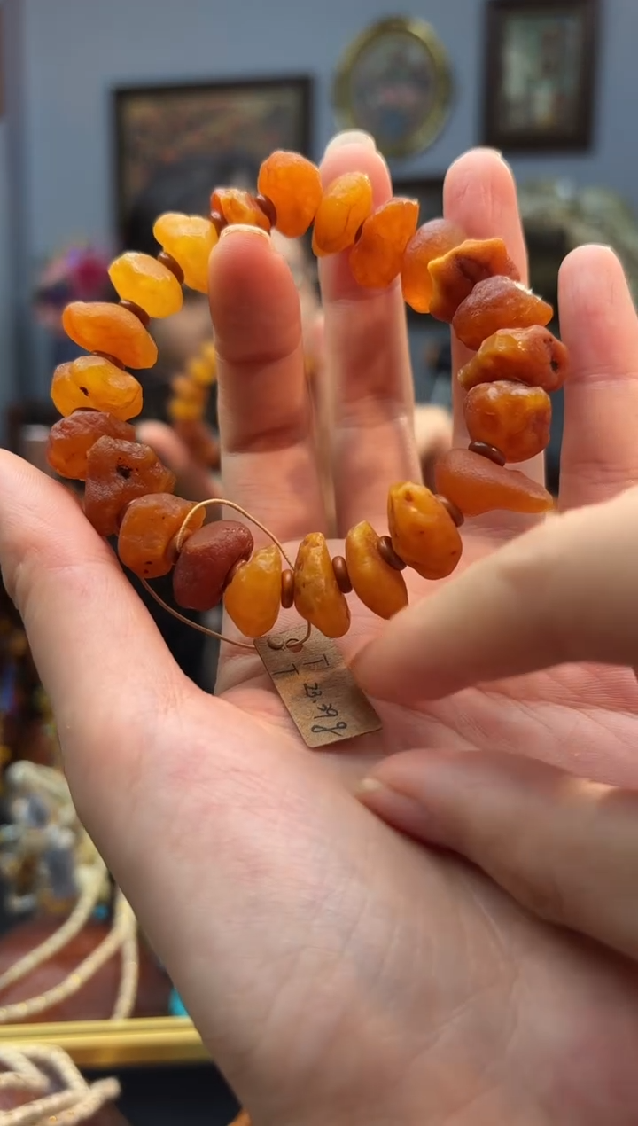手串琥珀未镶嵌手串