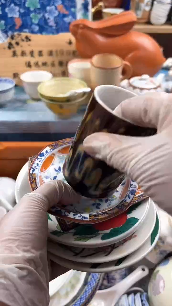 瓷片木**生英歌瓷器满19.9包邮