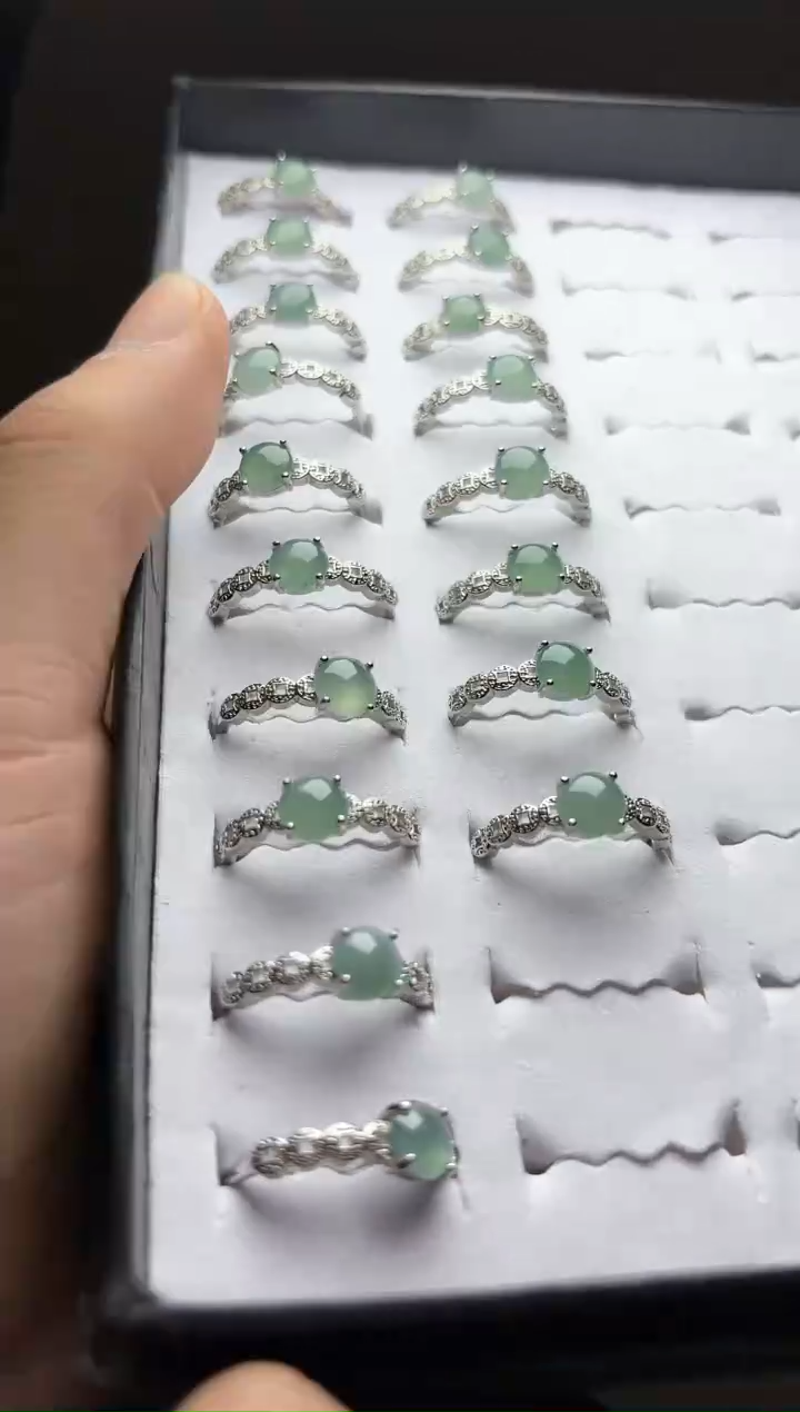 【闪购商品】翡翠戒指未镶嵌戒指【多样性发货一件】