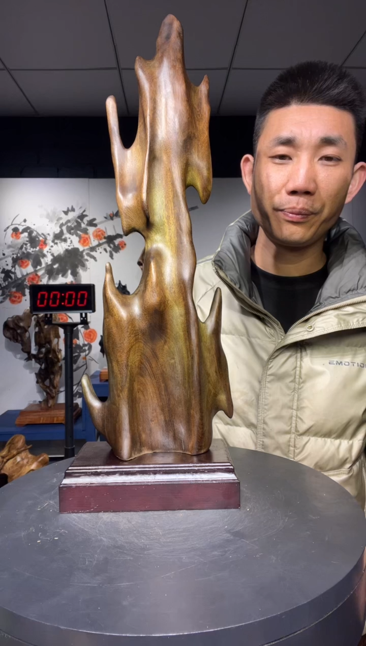 【闪购商品】金丝楠木雕金丝楠木工艺品摆件