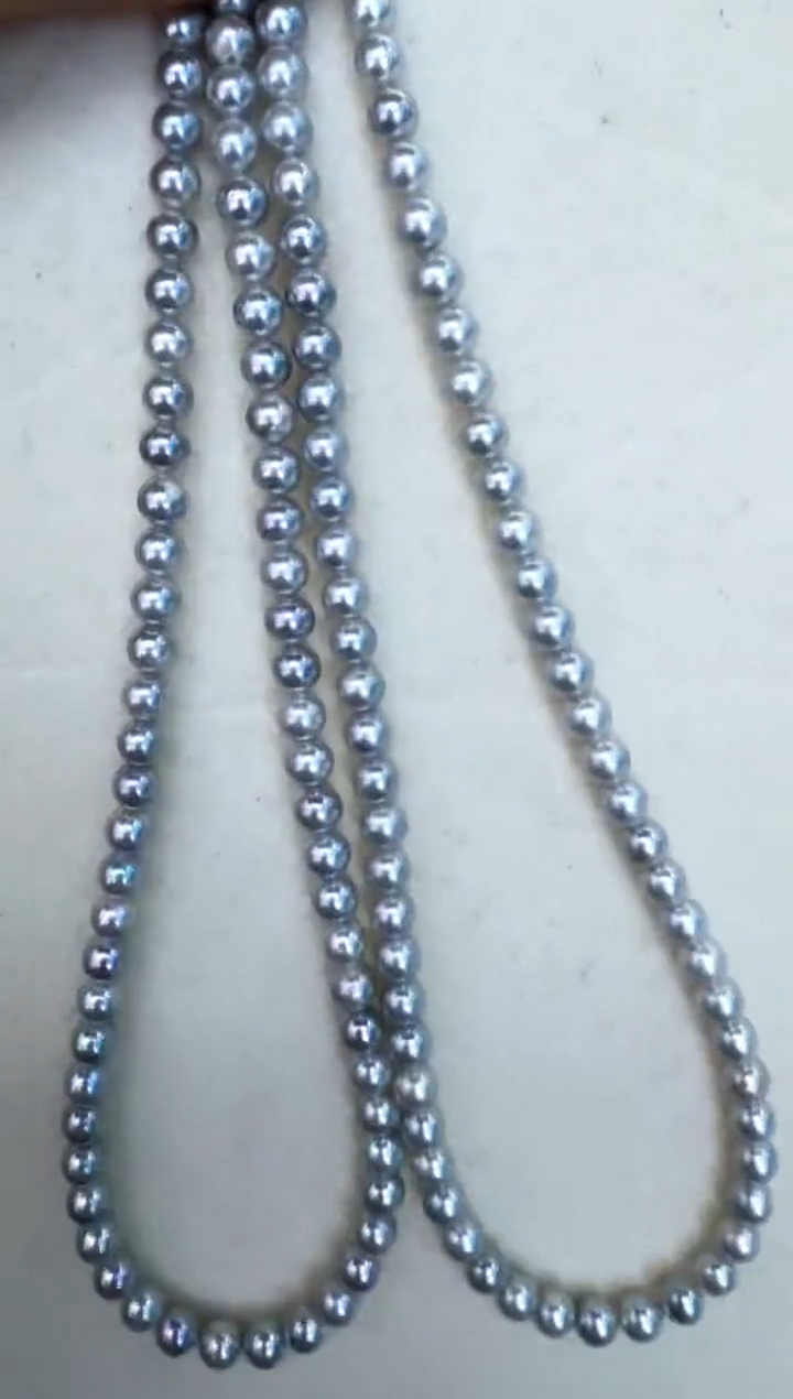 【闪购商品】海水珍珠颈饰银S925镶嵌多样性发其一5.5-6