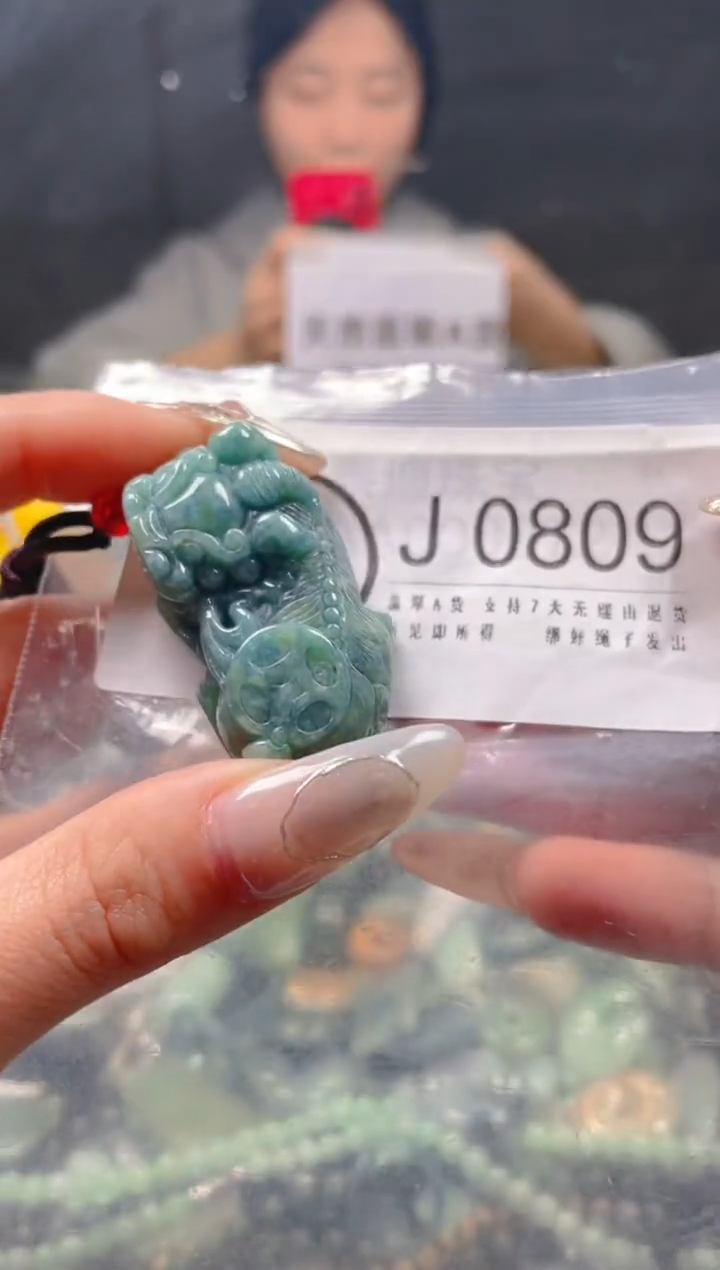 【闪购商品】翡翠颈饰未镶嵌/J/翡翠A货一图一物