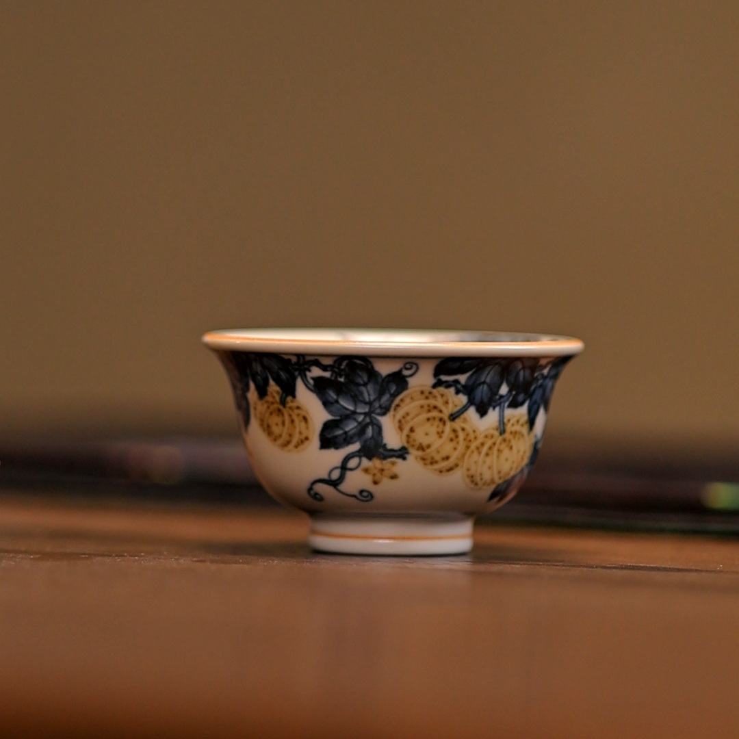 【陶珊居】一生一物-南瓜小压手杯（70ml）