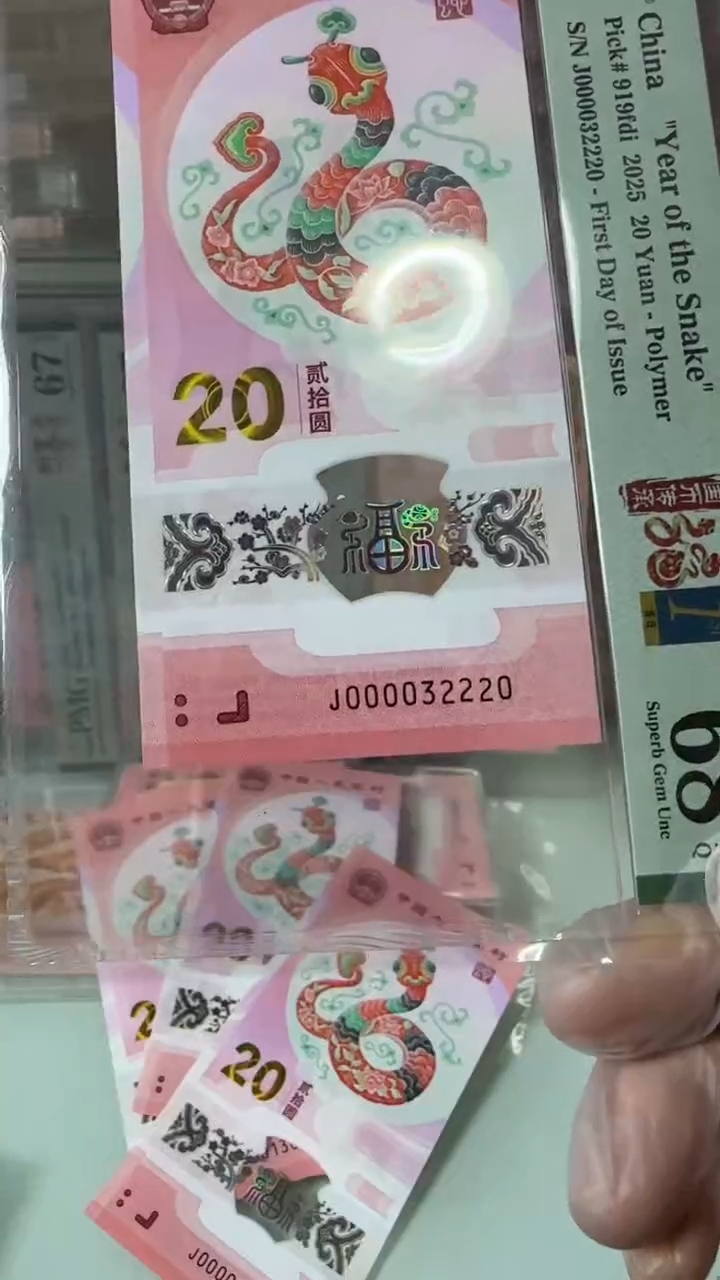 【闪购商品】塑料000032220-蛇钞单张！