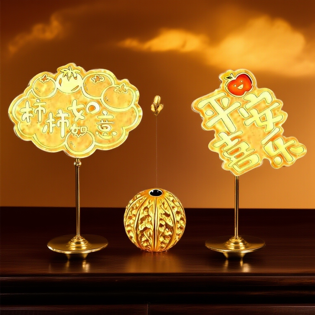 【年底冲量-花花】6m六字真言拍十送二招米纳福配手机贴送人送礼物