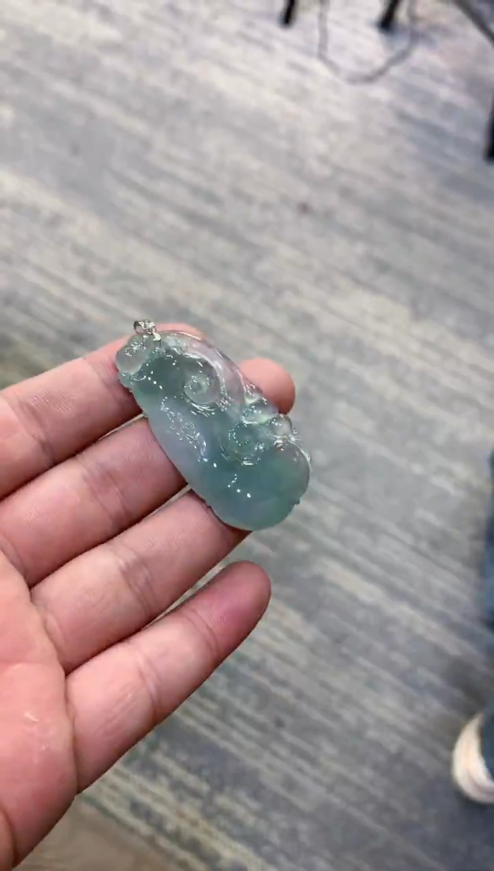 颈饰未镶嵌翡翠天然A货翡翠