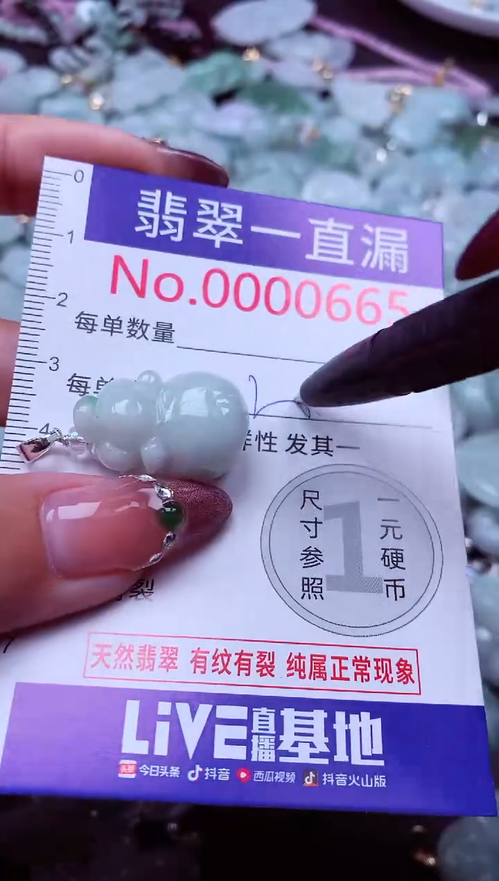 颈饰未镶嵌翡翠665