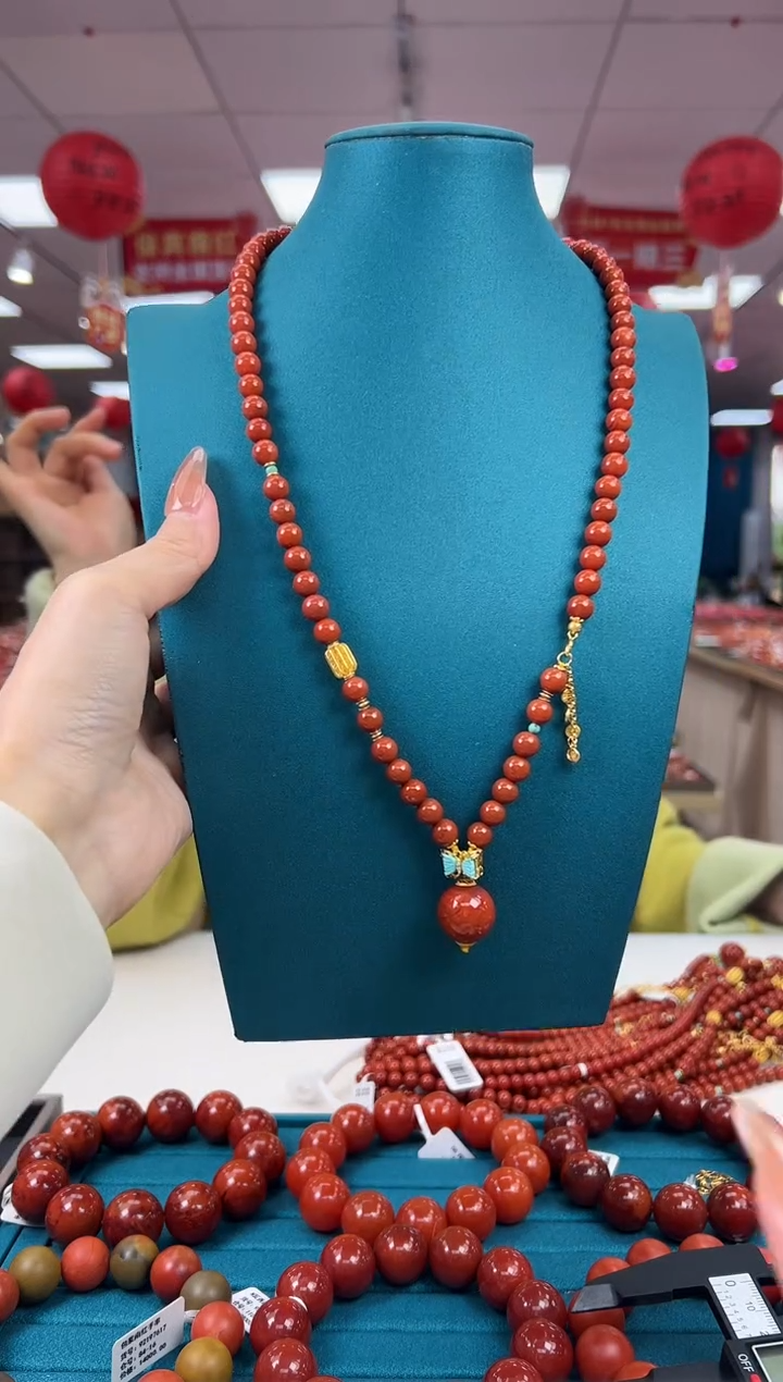 【闪购商品】南红玛瑙项链未镶嵌2.13-（多样式）
