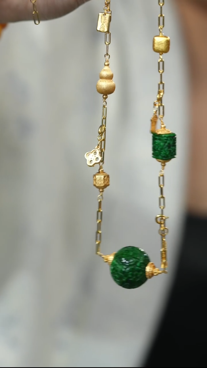 颈饰未镶嵌翡翠@ZMG14120926@