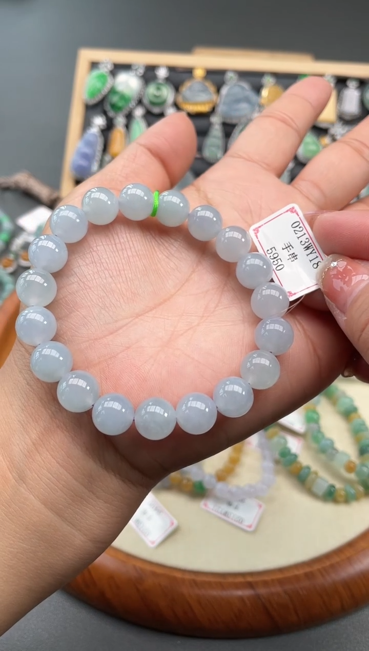 【闪购商品】翡翠手串未镶嵌0213WY18
