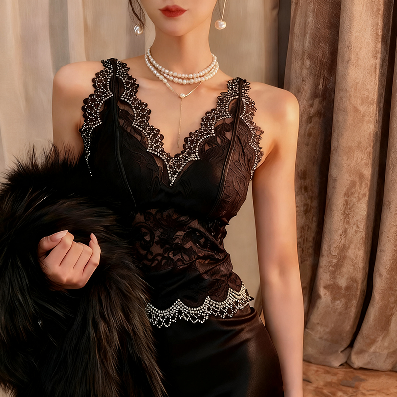 语萱娜【80-210斤】小众设计师款蕾丝美背大码内衣聚拢胸罩FMMB005