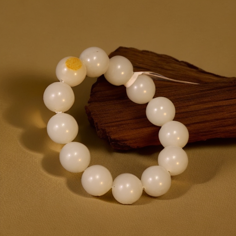 【新疆马爷珠宝】子料手串羊脂手串