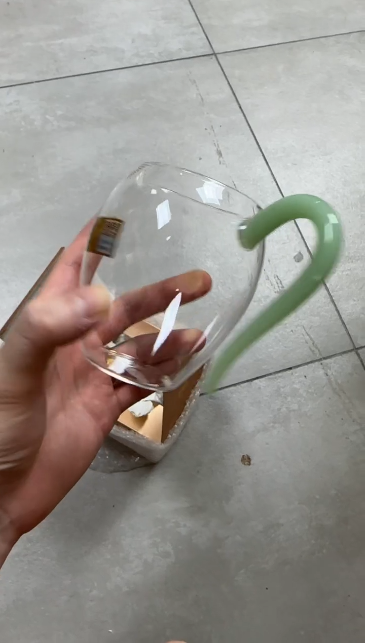 玻璃手工艺品禾器金标怡然茶海浅玉