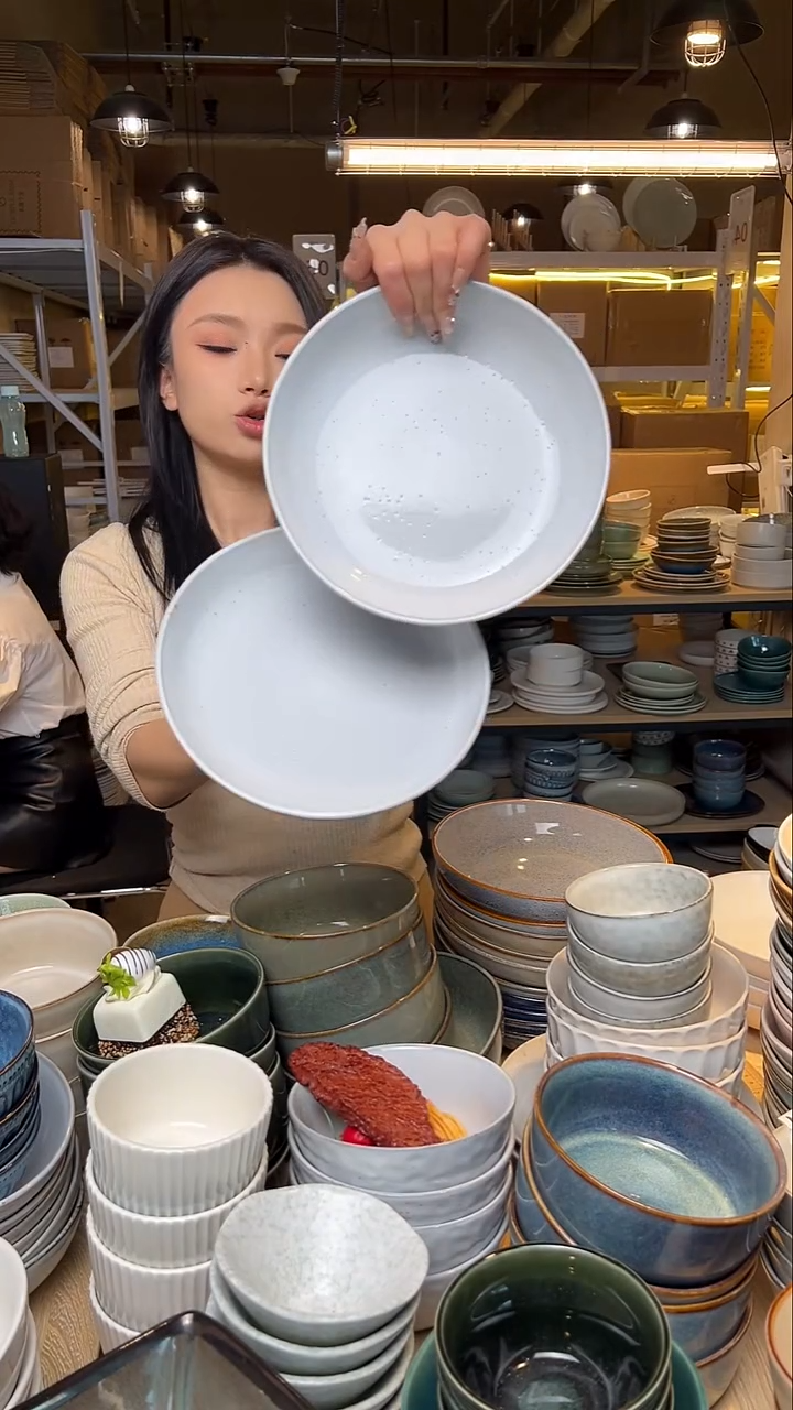 瓷191【瑕疵】外贸尾货窑变釉下彩