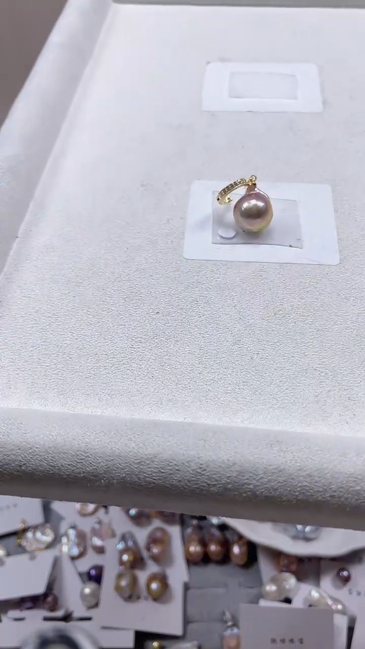 未镶嵌吊坠淡水珍珠【纯恬饰品】