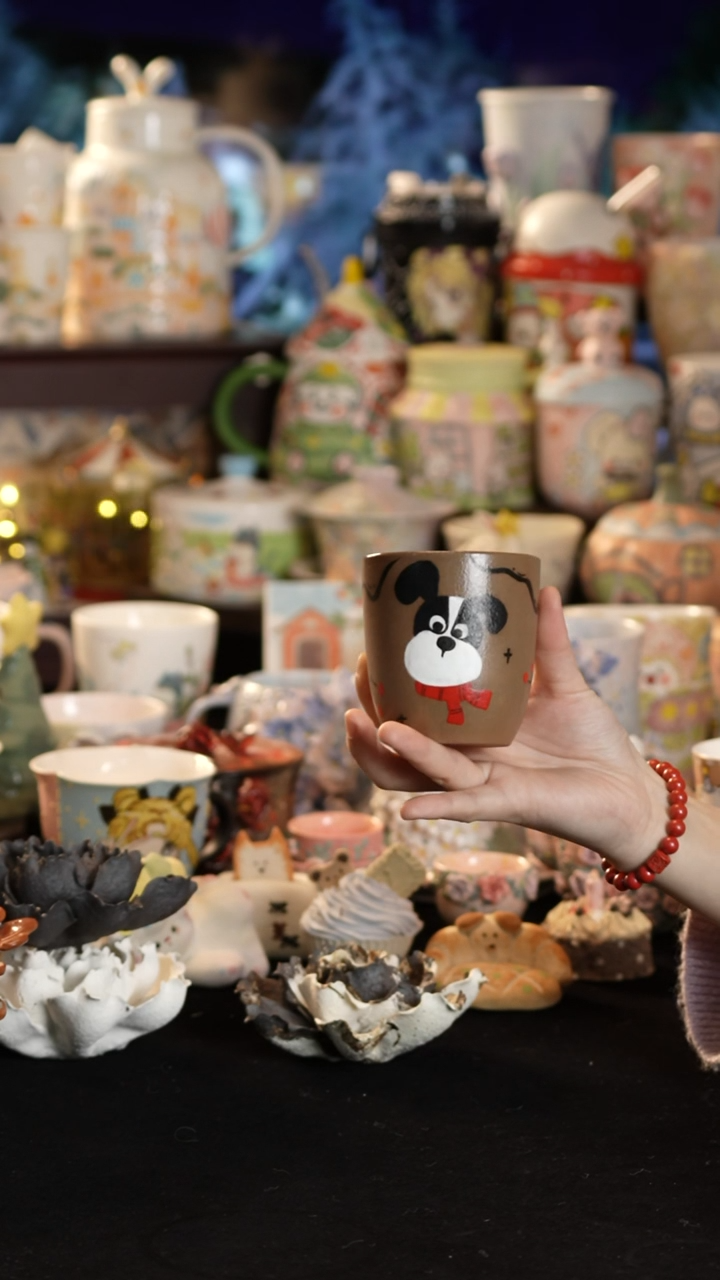 其他陶景德镇釉下彩手绘设计师款陶瓷