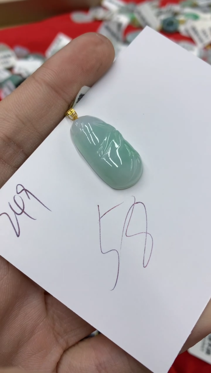 【闪购商品】翡翠颈饰18K金镶嵌号链接111111