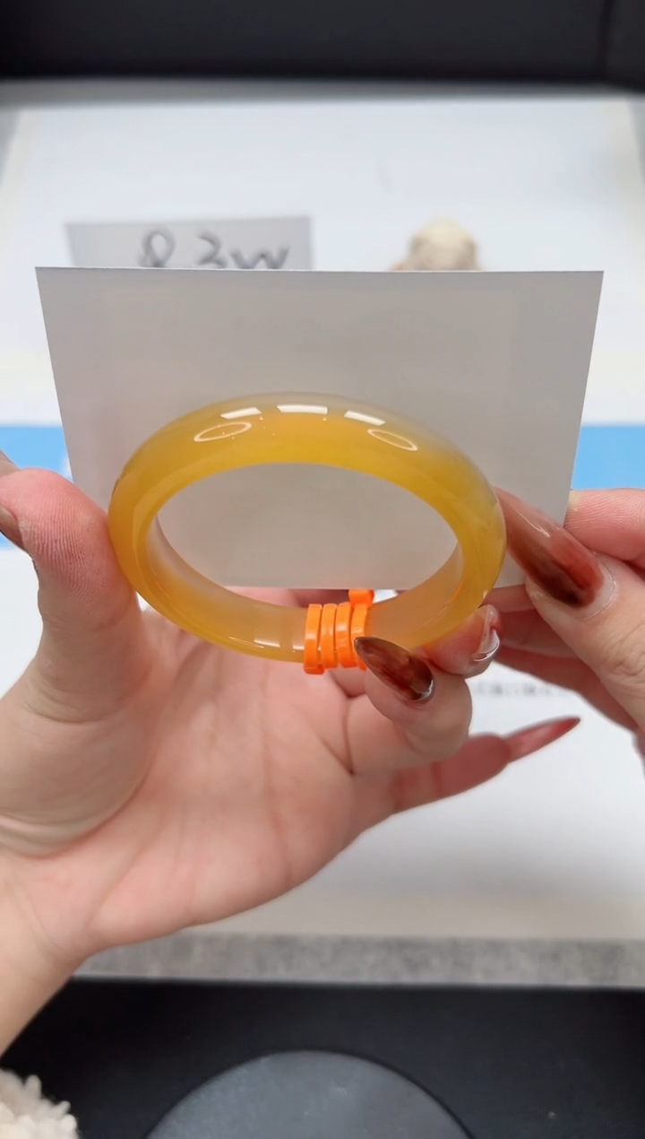 【闪购商品】玛瑙/玉髓手镯未镶嵌285/香槟52.8