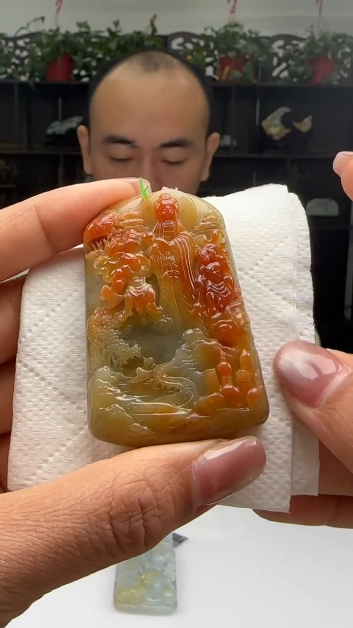 【闪购商品】翡翠颈饰未镶嵌天然翡翠A货吊坠