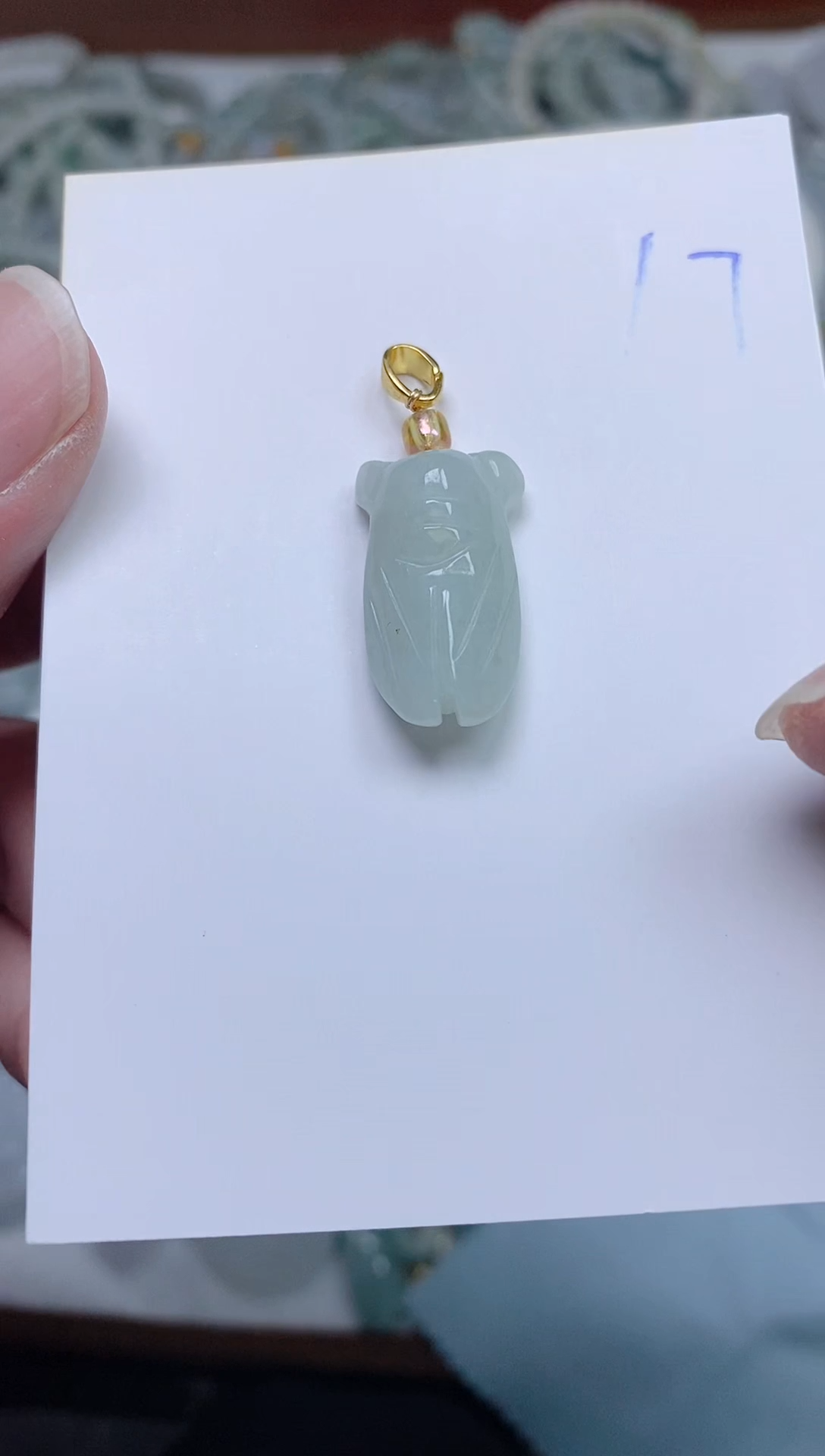 翡翠未镶嵌颈饰17