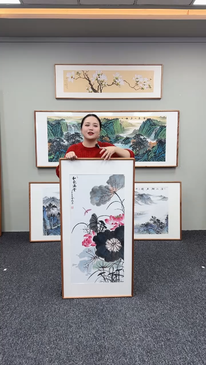 国画和气满堂120*60