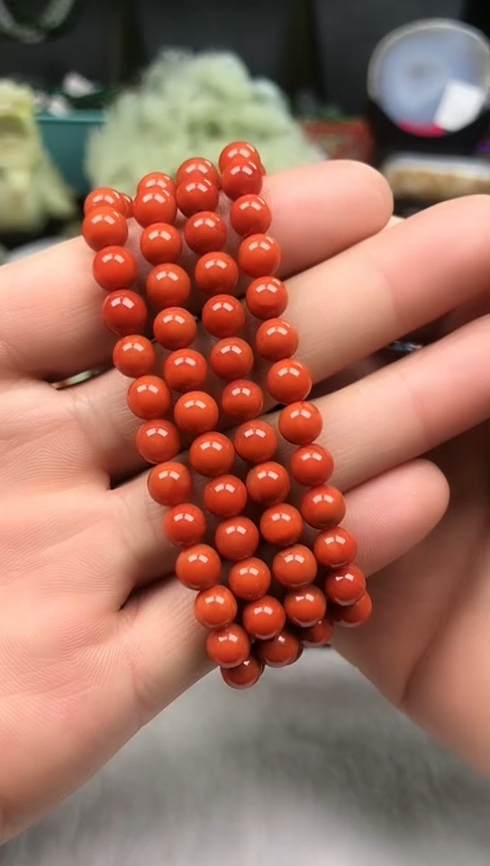 【闪购商品】南红玛瑙手链未镶嵌【7MM】