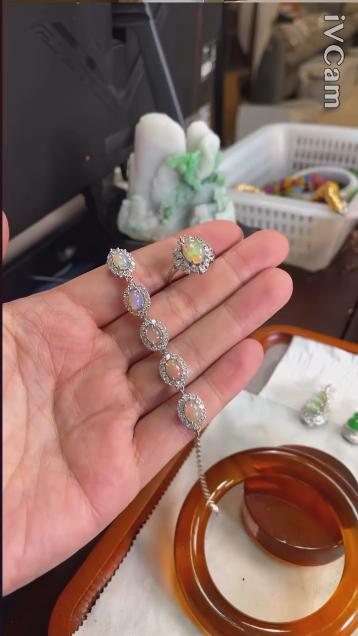 未镶嵌欧泊手链3574号
