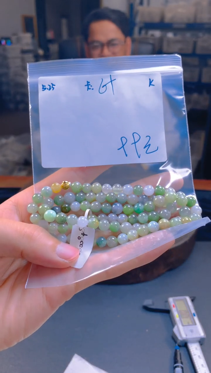 未镶嵌手串翡翠珠串