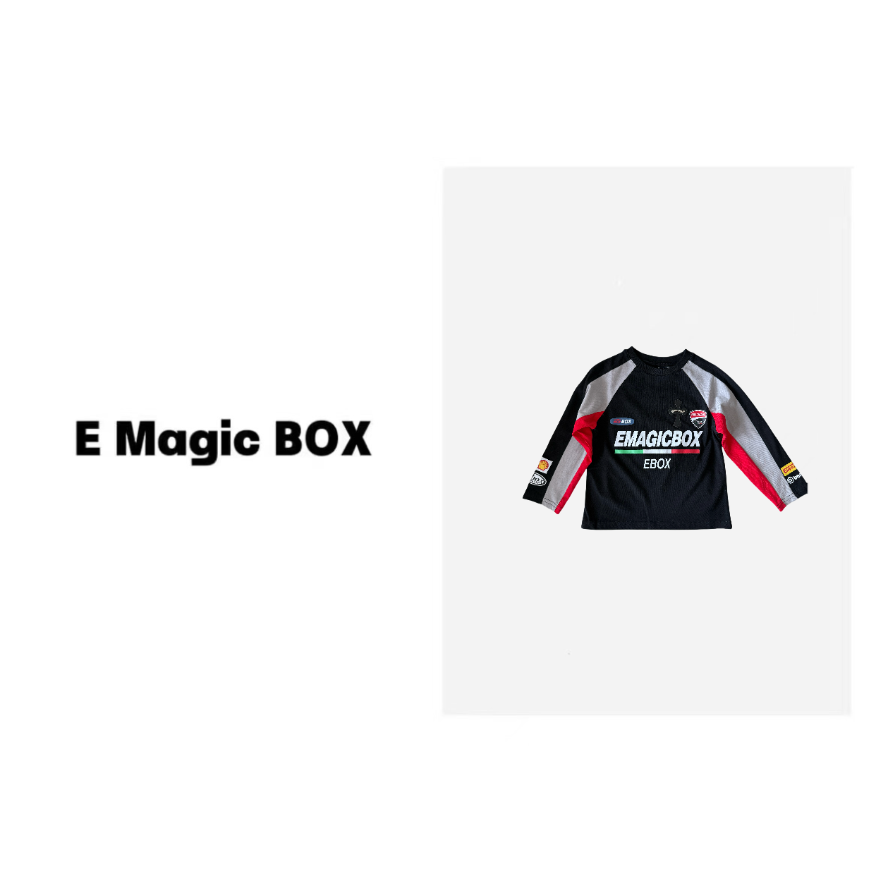 E Magic Box童装“赛车手"儿童限量款T恤C0408