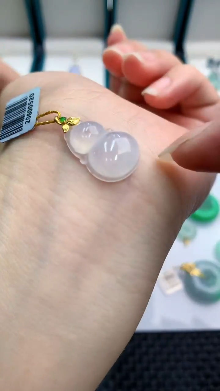 【闪购商品】翡翠颈饰18K金镶嵌            8