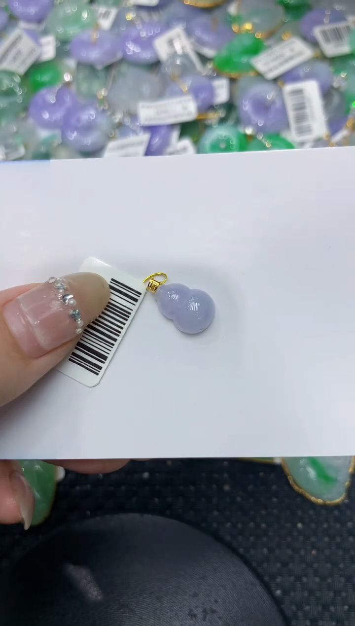 【闪购商品】翡翠颈饰18K金镶嵌2222222222