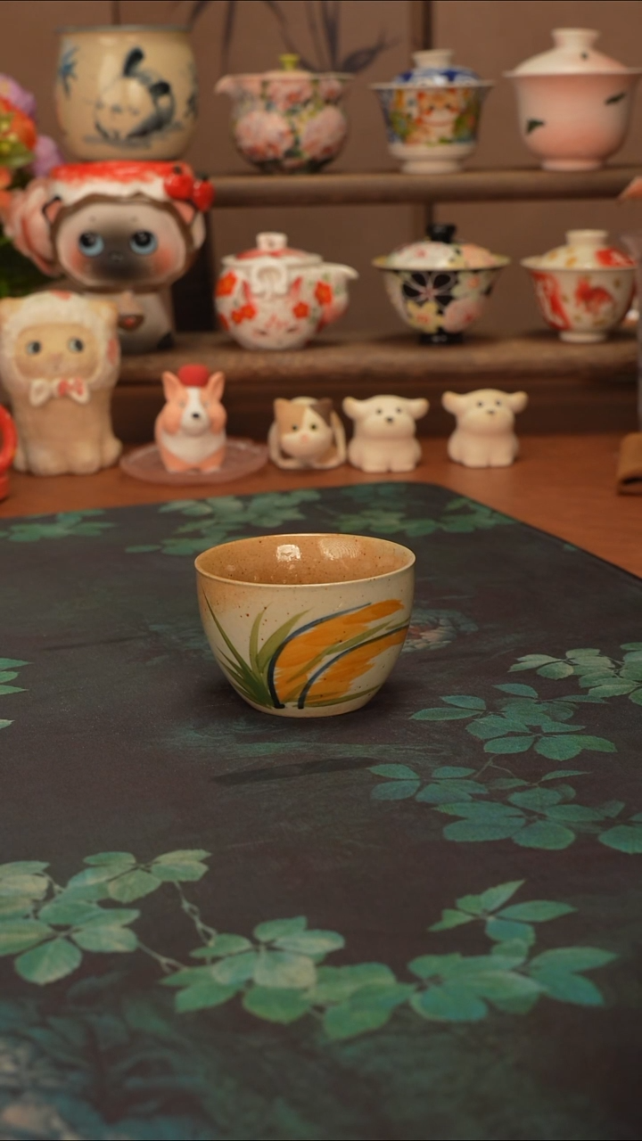 【落单】陶泥 芦苇缸杯