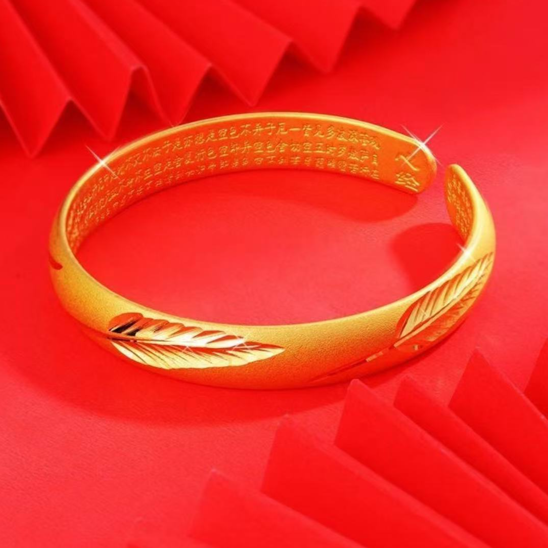 【粉丝专享】轻奢羽毛手镯精美女款气质百搭