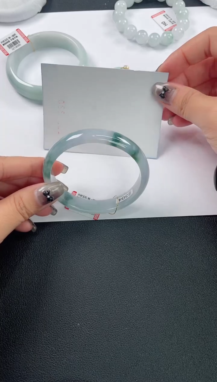 未镶嵌手镯翡翠基地发货H8988 54+