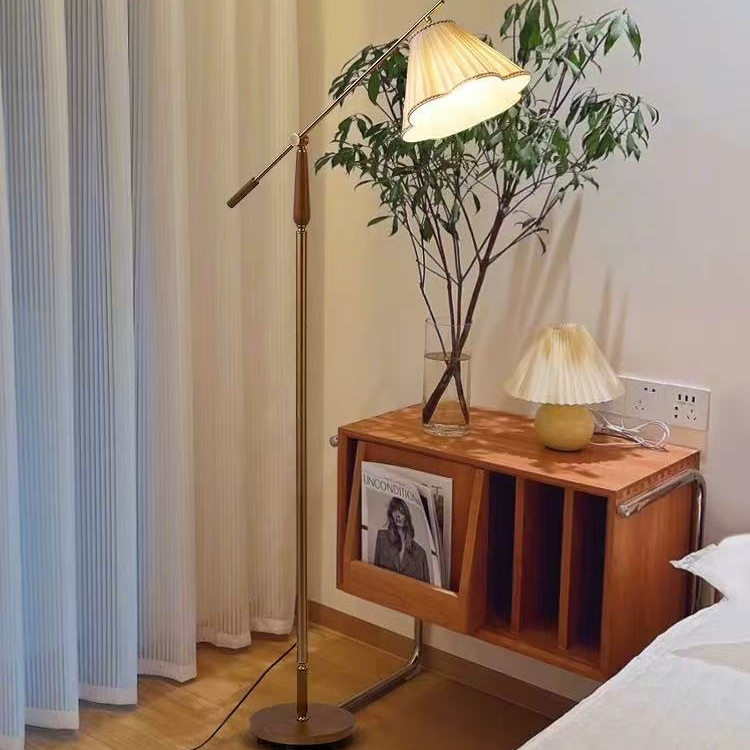 落地灯床头灯客厅法式百褶轻奢5m含—10m不含美式复古