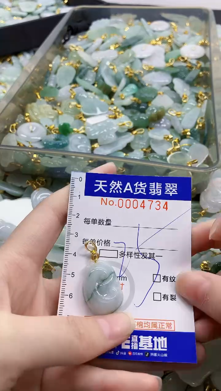 颈饰未镶嵌翡翠天然A货翡翠