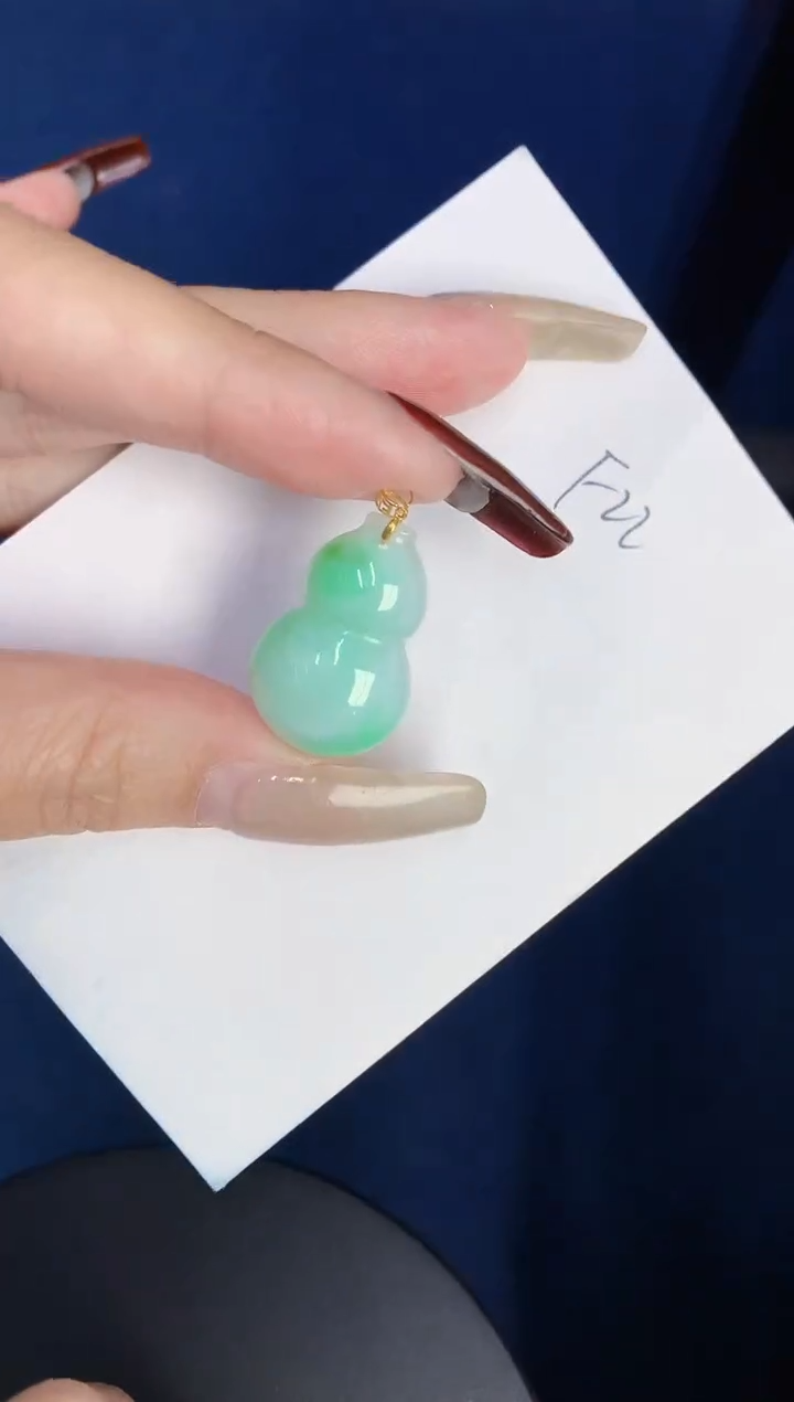 【闪购商品】翡翠颈饰18K金镶嵌0000000000001