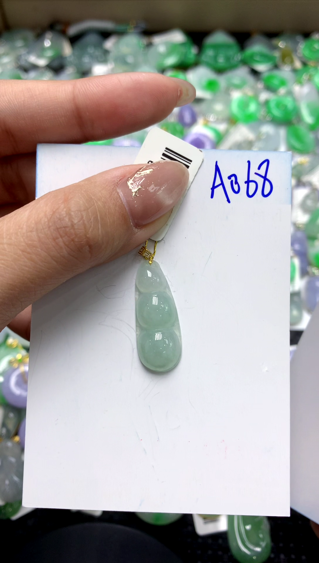 【闪购商品】翡翠颈饰18K金镶嵌111111111