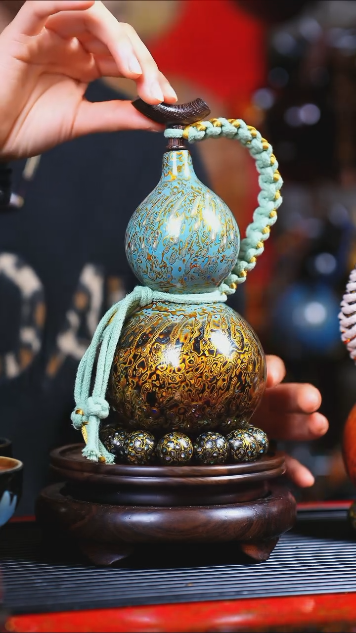 【闪购商品】JF153过年礼臻选大漆酒葫芦