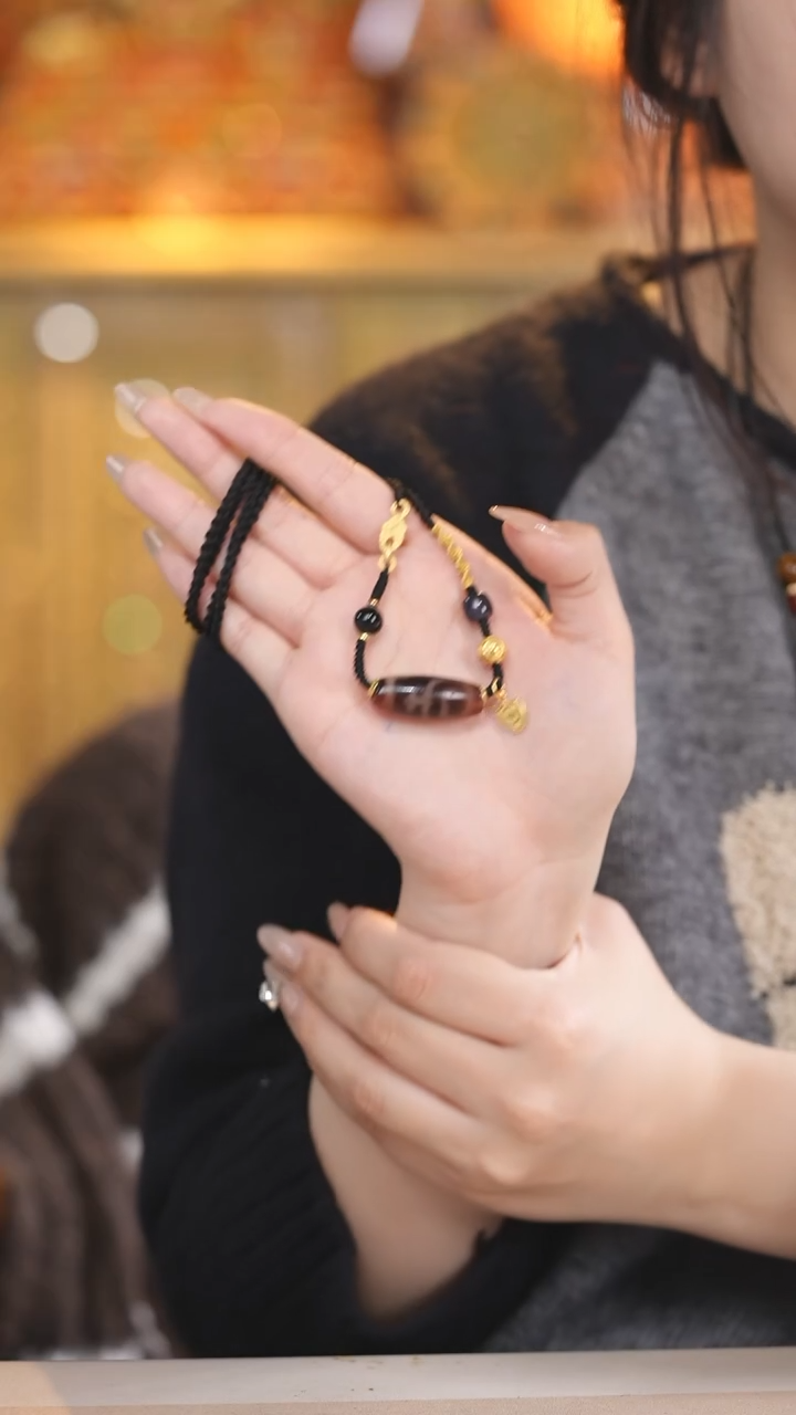 【闪购商品】玛瑙/玉髓颈饰未镶嵌小卢宝瓶锁骨链