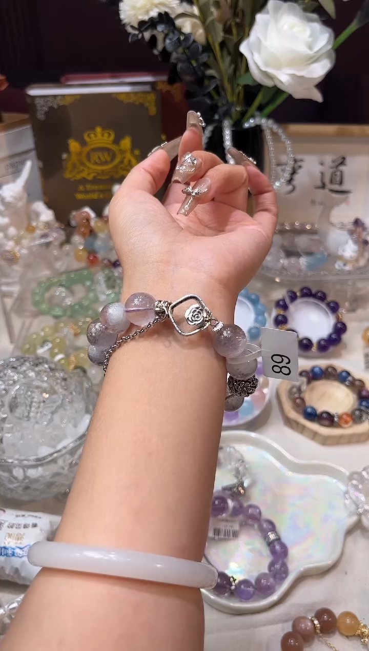 【闪购商品】水晶手链未镶嵌多样性发货发其一颜色微差