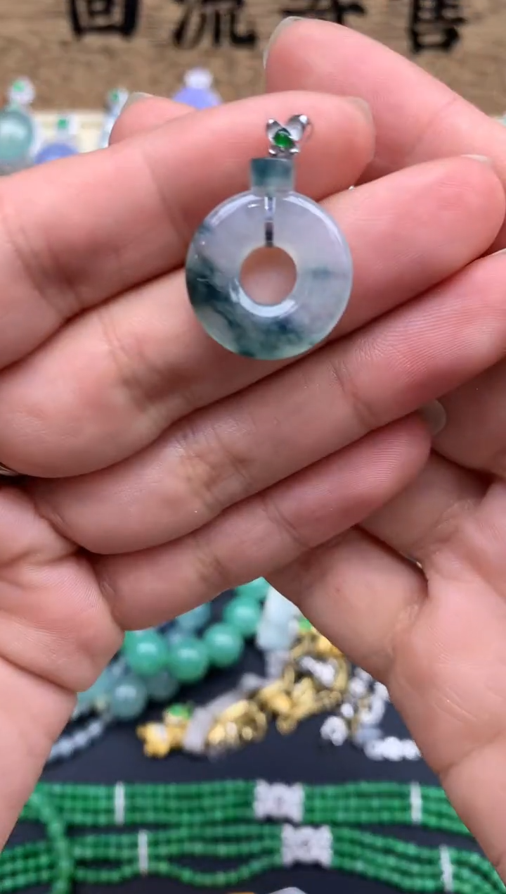 【闪购商品】翡翠颈饰18K金镶嵌329-中国好珍宝